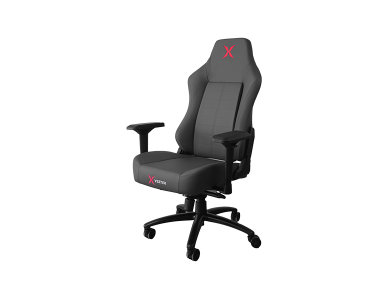 Gaming Chair: Vertex Imperion Gaming Chair Black Leather